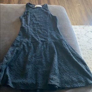 Abercrombie XS Drop Waist Navy dress
